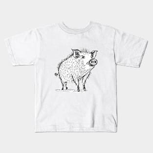 Cute Pig Kids T-Shirt